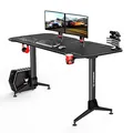 ULTRADESK Herný stôl GRAND WHITE, 160x75 cm, 70-80 cm, 3 úrovne výšky, s XXL podložkou pod myš, držiak slúchadiel aj nápojov