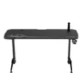 ULTRADESK Herný stôl GRAND WHITE, 160x75 cm, 70-80 cm, 3 úrovne výšky, s XXL podložkou pod myš, držiak slúchadiel aj nápojov