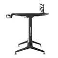 ULTRADESK Herný stôl GRAND YELLOW-GREEN, 160x75 cm, 70-80 cm, 3 úrovne výšky, s XXL podložkou pod myš, držiak slúchadiel aj nápojo