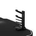 ULTRADESK Herný stôl LEVEL BLACK, 140x66cm, 72-124cm, elektricky nastaviteľná výška, s XXL podložkou pod myš, držiak slúchadiel aj