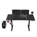 Ďalší obrázok produktu ULTRADESK Herný stôl LEVEL V2, 140x68cm, 72-117cm, elektricky nastaviteľná výška, s XXL p