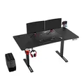 Ďalší obrázok produktu ULTRADESK Herný stôl LEVEL V2, 140x68cm, 72-117cm, elektricky nastaviteľná výška, s XXL p