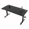 Ďalší obrázok produktu ULTRADESK Herný stôl MOMENTUM - Black, 152,5x70 cm, 75,5 cm, s XXL podložkou pod myš, držiak slúchadiel, nápojov, mobila