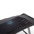 ULTRADESK Herný stôl RACER, 120X64 cm, 77 cm, RGB podsvietenie, so 4 XXL podložkami pod myš, s 2 hákmi pre slúchadlá