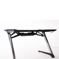 ULTRADESK Herný stôl RACER, 120X64 cm, 77 cm, RGB podsvietenie, so 4 XXL podložkami pod myš, s 2 hákmi pre slúchadlá