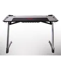 ULTRADESK Herný stôl RACER, 120X64 cm, 77 cm, RGB podsvietenie, so 4 XXL podložkami pod myš, s 2 hákmi pre slúchadlá