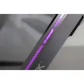 ULTRADESK Herný stôl RACER, 120X64 cm, 77 cm, RGB podsvietenie, so 4 XXL podložkami pod myš, s 2 hákmi pre slúchadlá