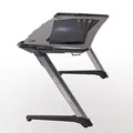 ULTRADESK Herný stôl RACER, 120X64 cm, 77 cm, RGB podsvietenie, so 4 XXL podložkami pod myš, s 2 hákmi pre slúchadlá