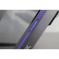ULTRADESK Herný stôl RACER, 120X64 cm, 77 cm, RGB podsvietenie, so 4 XXL podložkami pod myš, s 2 hákmi pre slúchadlá