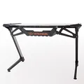 ULTRADESK Herný stôl RACER, 120X64 cm, 77 cm, RGB podsvietenie, so 4 XXL podložkami pod myš, s 2 hákmi pre slúchadlá