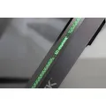 ULTRADESK Herný stôl RACER, 120X64 cm, 77 cm, RGB podsvietenie, so 4 XXL podložkami pod myš, s 2 hákmi pre slúchadlá