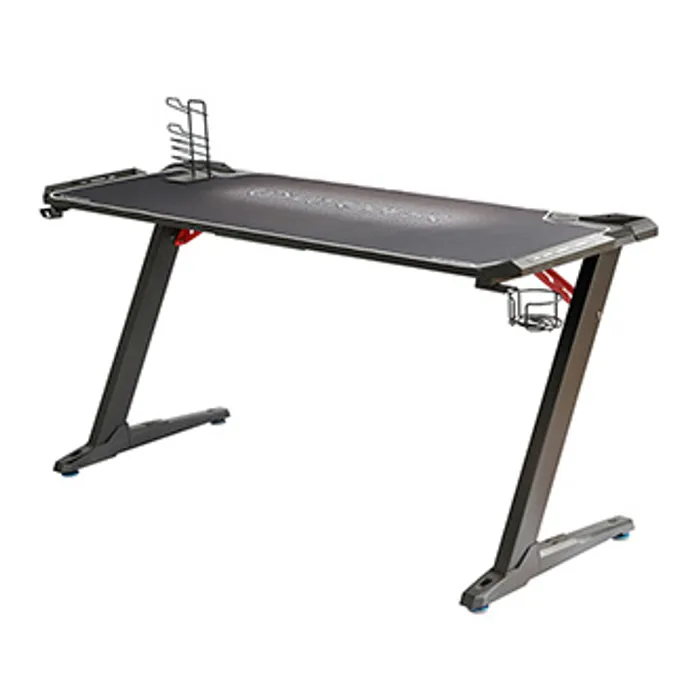 Hlavný obrázok produktu ULTRADESK Herní stůl SPACE XXL WHITE, 154x61 cm, 78 cm, RGB podsvícení s dotykovým panele