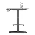 ULTRADESK Herný stôl Ultradesk CRUISER RED, 160x70 cm, 66-82 cm, držiak slúchadiel, 3 otvory pre káble, výškovo nastaviteľný, s XX