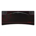 ULTRADESK Herný stôl Ultradesk CRUISER RED, 160x70 cm, 66-82 cm, držiak slúchadiel, 3 otvory pre káble, výškovo nastaviteľný, s XX