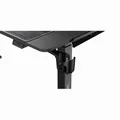 Ďalší obrázok produktu ULTRADESK Herný stôl WINGER - čierny, 111x155x60 cm, 75-122 cm, elektricky nastaviteľná vý