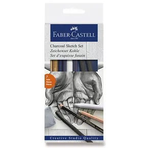 Umelecká sada Faber-Castell Goldfaber Charcoal Sketch sada 7 kusov