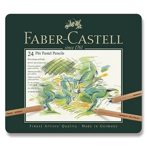 Umelecké pastely Faber-Castell Pitt Pastel plechová krabička, 24 farieb 112124
