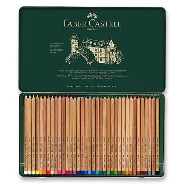 Hlavný obrázok produktu Umělecké pastely Faber-Castell Pitt Pastel - plechová krabička, 36 ks
