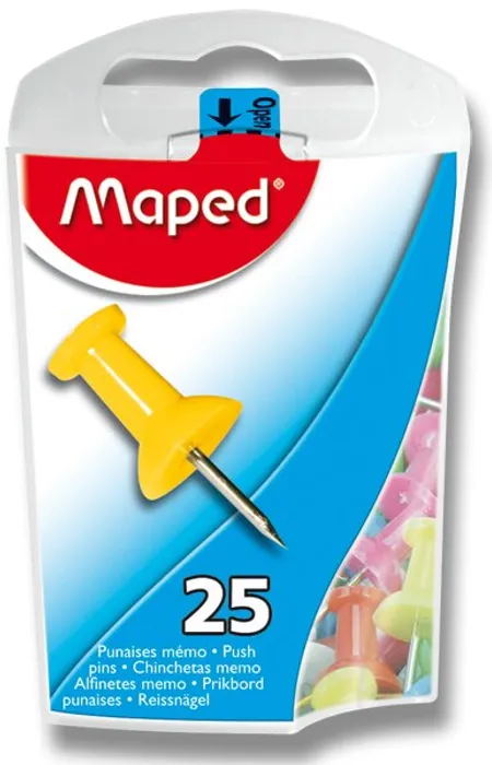 Hlavný obrázok produktu Upínáčky, 25 ks, mix barev