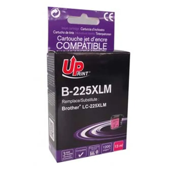 Hlavný obrázok produktu UPrint kompatibilní ink LC-225XLM, s LC-225XLM, magenta, 1200str., 13ml, B-225XLM, pro Br