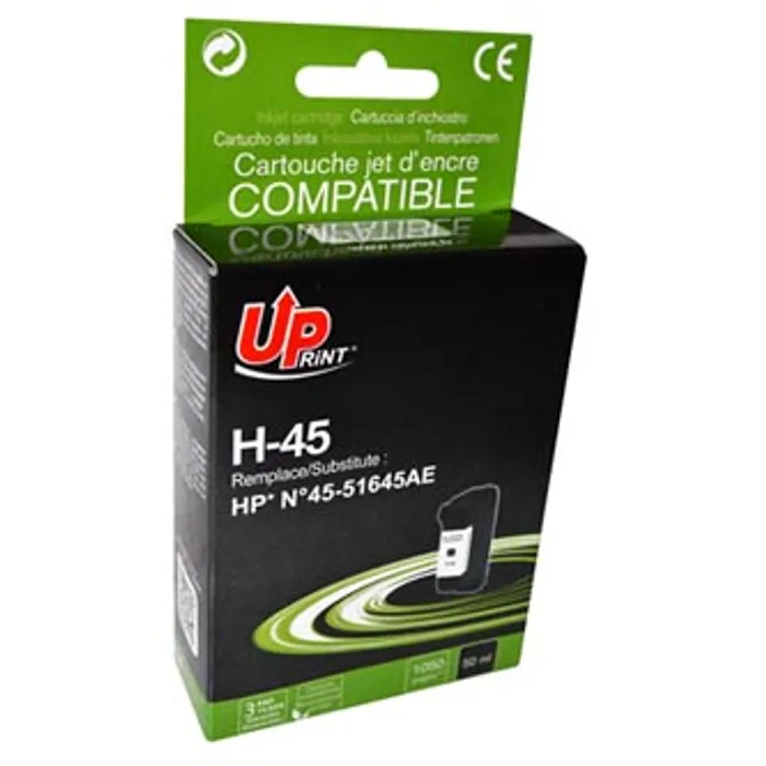 Hlavný obrázok produktu UPrint kompatibilní ink s 51645AE, black, 50ml, H-45B, pro HP DeskJet 850, 970Cxi, 1100,