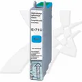 Ďalší obrázok produktu UPrint kompatibil. ink s C13T07124011, cyan, 10ml, E-71C, pre Epson D78, DX4000, DX4050, DX5000, DX5050, DX6000, DX605