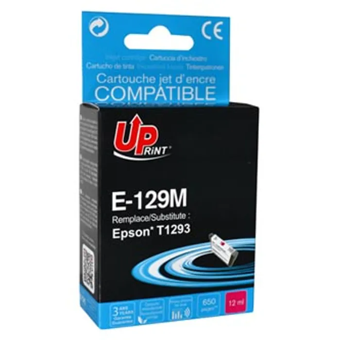 Hlavný obrázok produktu UPrint kompatibilní ink s C13T12934010, T1293, magenta, 10ml, E-129M, pro Epson Stylus SX