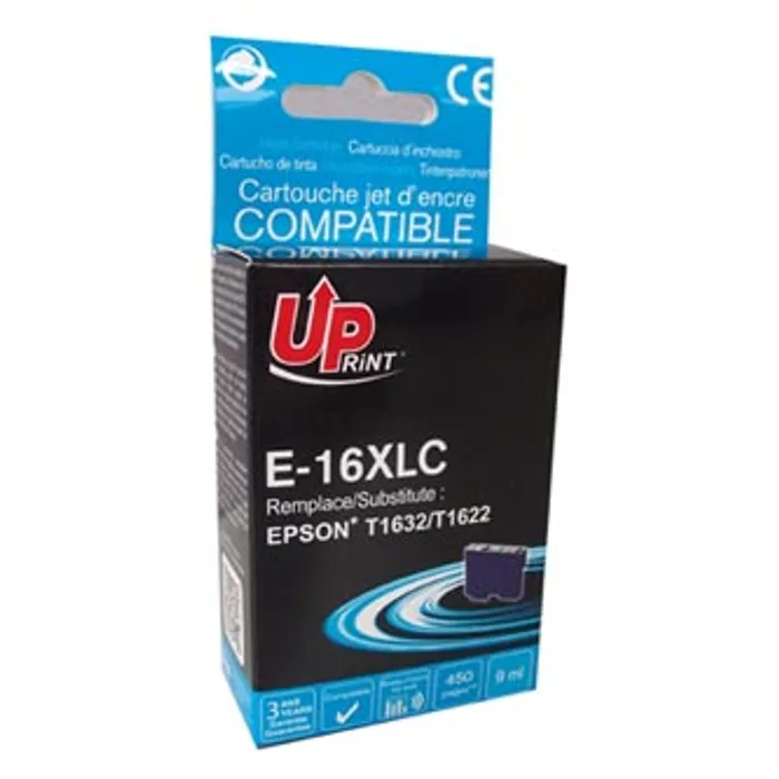 Hlavný obrázok produktu UPrint kompatibilní ink s C13T16324010, T163240, 16XL, cyan, 450str., 9ml, E-16XLC, pro E