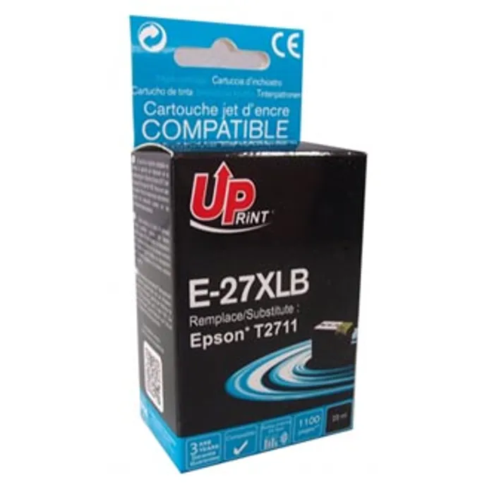 Hlavný obrázok produktu UPrint kompatibilní ink s C13T27114010, 27XL, black, 1100str., 23ml, E-27XLB, pro Epson W