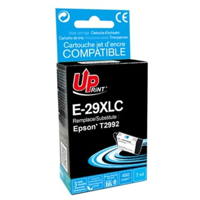 Hlavný obrázok produktu UPrint kompatibilní ink s C13T29924010, T29XL, cyan, 450str., 7ml, E-29XLC, pro Epson Exp