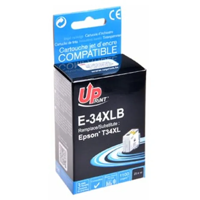 Hlavný obrázok produktu UPrint kompatibilní ink s C13T34714010, T347140, black, 1100str., 23,4ml, E-34XLB, pro Ep