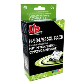 UPrint kompatibil. ink s C2P23AE, CP24AE, CP25AE, CP26AE, HP 934XL, HP 935XL, black, cyan, magenta, yellow, 1850 + 3x950str., 50 +