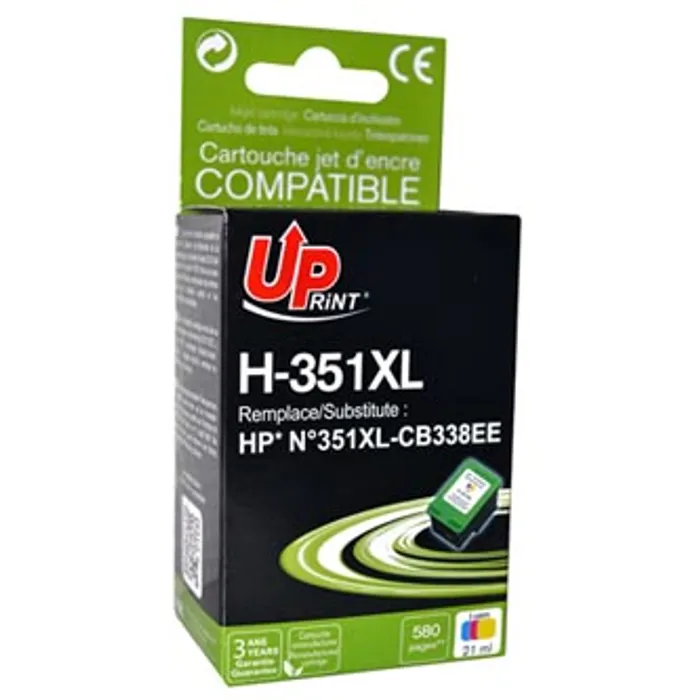 Hlavný obrázok produktu UPrint kompatibilní ink s CB338EE, HP 351XL, color, 21ml, H-351XL-CL, pro HP Officejet J5