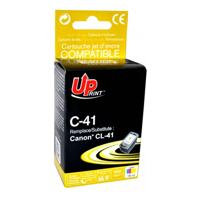 Hlavný obrázok produktu UPrint kompatibilní ink s CL41, color, 500str., 18ml, C-41CL, pro Canon iP1600, iP2200, i