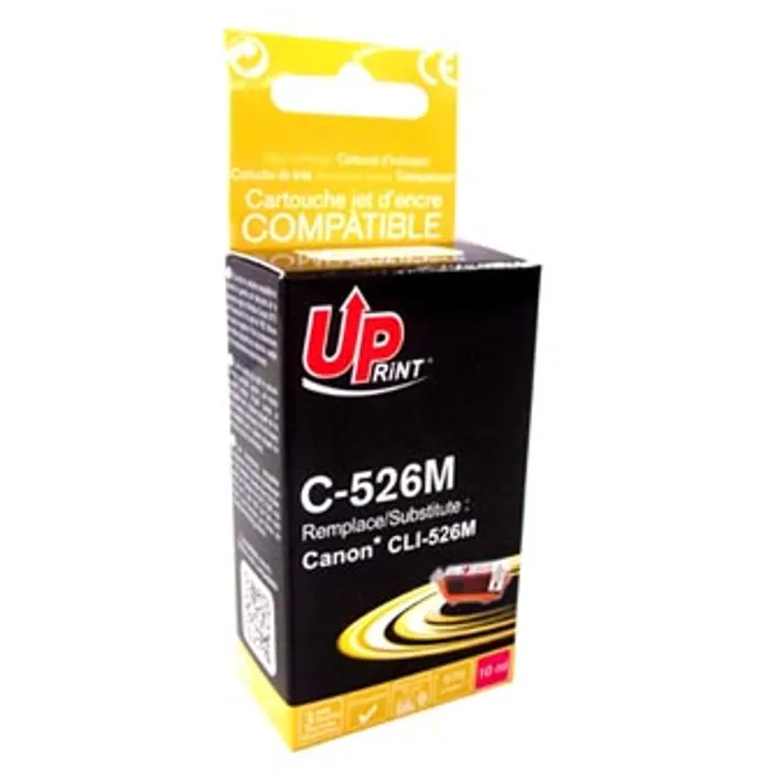 Hlavný obrázok produktu UPrint kompatibilní ink s CLI526M, magenta, 10ml, C-526M, s čipem, pro Canon Pixma MG515