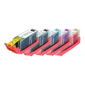 Ďalší obrázok produktu UPrint kompatibil. ink s CLI571, 2xblack/1xcyan/1xmagenta/1xyellow, C-570/571XL PACK, high capacity, pre Canon PIXMA MG5750, MG575