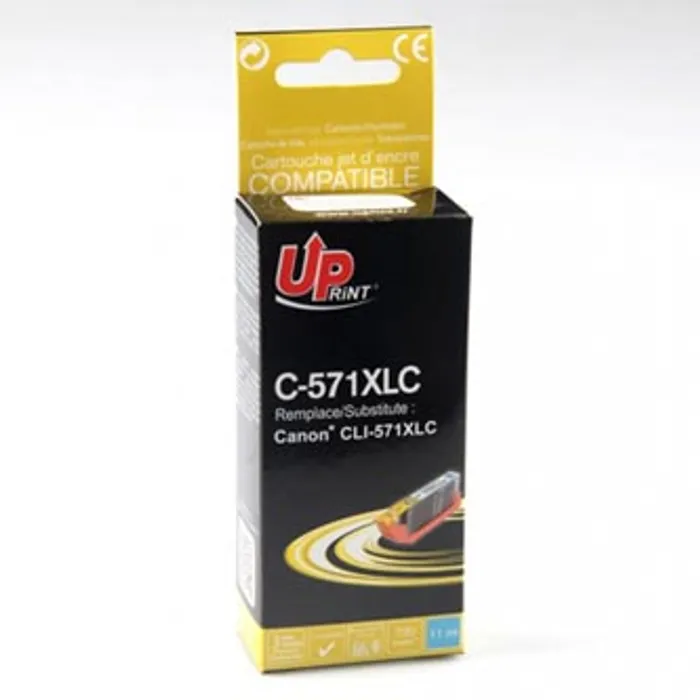 Hlavný obrázok produktu UPrint kompatibilní ink s CLI571C XL, cyan, 800str., 11ml, C-571XLC, high capacity, pro C