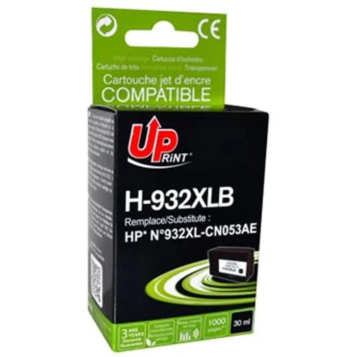 Hlavný obrázok produktu UPrint kompatibilní ink s CN053AE, HP 932XL, black, 1000str., 30ml, H-932-XL, pro HP Offi