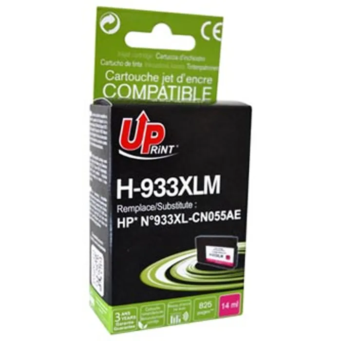 Hlavný obrázok produktu UPrint kompatibilní ink s CN055AE, HP 933XL, magenta, 825str., 14ml, H-933XL-M, pro HP Of