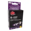 UPrint kompatibil. ink s LC-123Y, yellow, 600str., 10ml, B-123Y, pre Brother MFC-J4510 DW