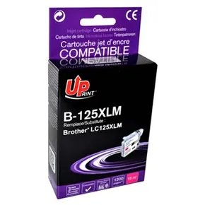 UPrint kompatibil. ink s LC-125XLM, magenta, 1200str., 15ml, B-125XLM, pre Brother MFC-J4510 DW