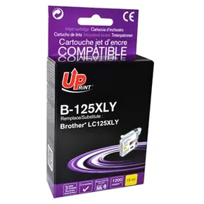 UPrint kompatibil. ink s LC-125XLY, yellow, 1200str., 15ml, B-125XLY, pre Brother MFC-J4510 DW