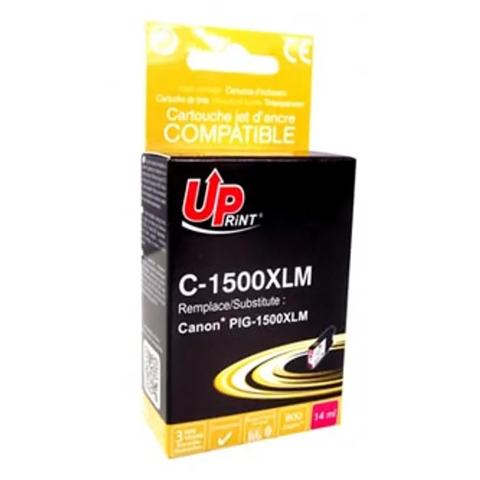 Hlavný obrázok produktu UPrint kompatibilní ink s PGI 1500XL, magenta, 800str., 14ml, C-1500XLM, high capacity, p