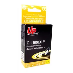 UPrint kompatibil. ink s PGI 1500XL, yellow, 950str., 14ml, C-1500XLY, high capacity, pre Canon MAXIFY MB2050, MB2350