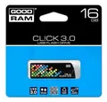 USB disk, 16 GB, USB 3.0, 110/20 MB/s, GOODRAM „CL!CK“, čierny