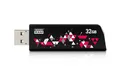 USB disk, 32 GB, USB 3.0, 110/30 MB/s, GOODRAM „CL!CK“, čierny