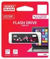 USB disk, 8 GB, USB 3.0, 110/20 MB/s, GOODRAM „CL!CK“, čierny