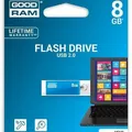 Ďalší obrázok produktu USB flash disk „Cube“, modrá, 8 GB, USB 2.0, 20/5 MB/s, kovový kryt, GOODRAM