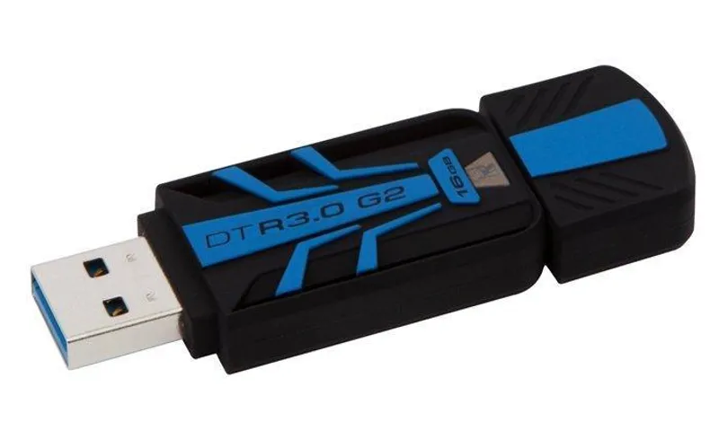 Hlavný obrázok produktu USB flash disk "DT R30", modrá/černá, 16GB, USB 3.0, 120/50MB/sec, KINGSTON