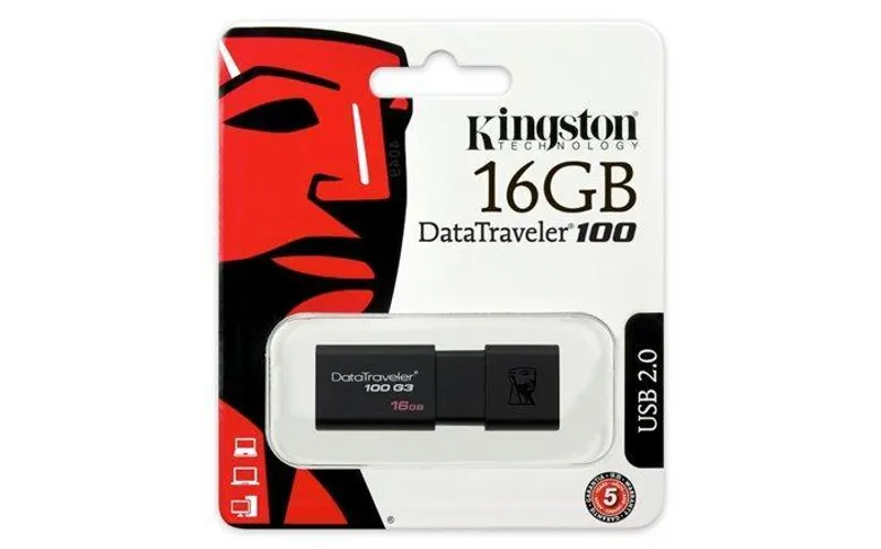 Hlavný obrázok produktu USB flash disk "DT100 G3", černá, 8GB, USB 3.0, KINGSTON